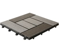 Садовый паркет CM Garden 30х30 см, текстура вельвет, Венге, 11 шт. Classic WENGE