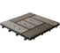 Садовый паркет CM Garden 30х30 см, текстура дерева, Венге, 11 шт. Natur WENGE 1