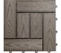 Садовый паркет CM Garden 30х30 см, текстура дерева, Венге, 11 шт. Natur WENGE 2