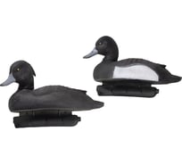 Муляж "Утки" WMC TOOLS пластмассовая с поворотной головой для пруда декоративного(к-т 2шт)(15х19х28см,цвет:черный, черный/белый) WMC-TG6004021/2 шт к-т/(48888)