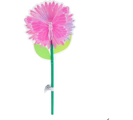 Фигурка на стержне Inbloom Бабочка, 1LED, 1 реж., 11х28х3см, PS, PMMA, PVC, PP, 3xLR44 153-179 1