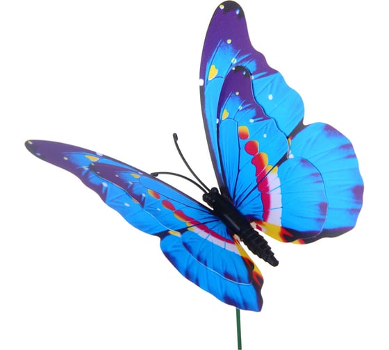 Фигурка на стержне Inbloom 25см Бабочка, ПВХ 153-075