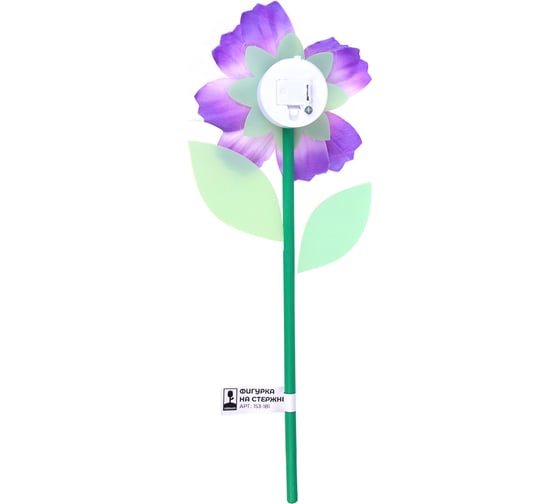 Фигурка на стержне Inbloom Космея, 1LED, 1 реж., 11х28х3см, PS, PMMA, PVC, PP, 3xLR44 153-181