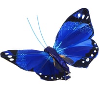 Бабочка декоративная Inbloom Садовая на прищепке 8см 153-011