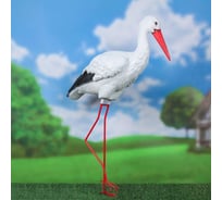 Садовая фигура Сималенд Аист средний 85х18х40 см 2900323