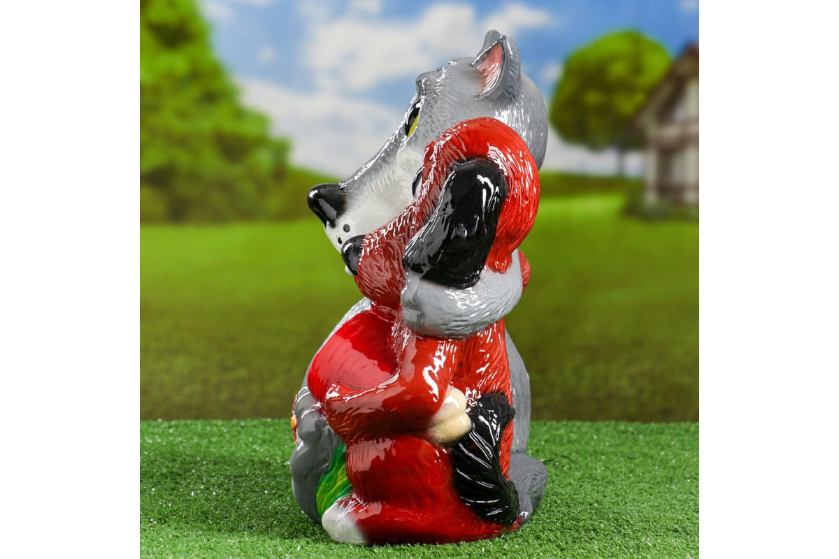 Садовая фигура Сималенд Волк и пёс №3, 35х35 см 5009078 - выгодная цена ...