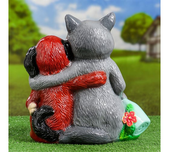 Садовая фигура Сималенд Волк и пёс №3, 35х35 см 5009078