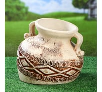 Садовая фигура Сималенд Горшок наклонный шамот, 29х29х31 см 1144896