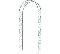 Арка садовая разборная КЭС Античность, стальная, 2,5x0,3x1,2 м, зеленая 20540013