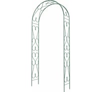 Арка садовая разборная КЭС Романтика, стальная, 2,5x0,38x1,2 м, зеленая 20540012