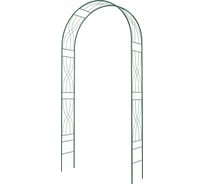Арка садовая разборная КЭС Ампир, стальная, 2,3x0,27x1,2 м, зеленая 20540011
