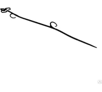 Опора для орхидей bmc ОЦ4016 60 см, чёрная, 10 шт. 062336