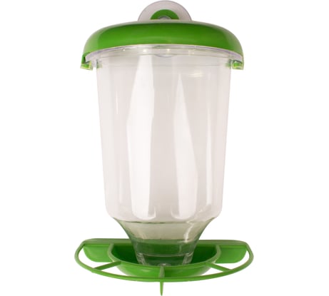 Кормушка для птиц GARDEN SHOW Оконная салатовая ПТ000001439