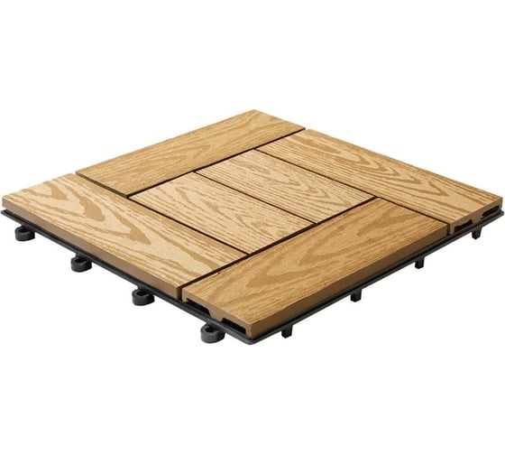 Садовый паркет CM Scandinavia Garden 30x30 см, текстура дерева, дуб Natur OAK