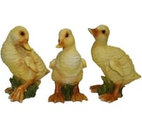 Садовая фигурка ФлораПласт Утенок 9.5х7.5х13.8 см 035960