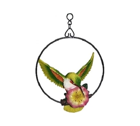 Садовая фигурка ФлораПласт Колибри на кольце 16х13х6.5 см 035591