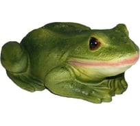 Садовая фигурка ФлораПласт Лягушка 21.9х14.8х8.8 см 035184