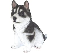 Садовая фигурка ФлораПласт Хаски копилка 14.5х9.5х16.5 см 048525