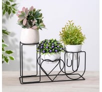 Подставка для цветов Доляна Любовь 31.8х10х18 см 5231784