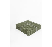 Садовое модульное покрытие BEFAST хаки, 330x300x10 мм, 9 шт МПХ9S