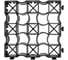 Решетка газонная AQUADRENAG Super TopFix черная 330x330, 4 шт 334050b4 2