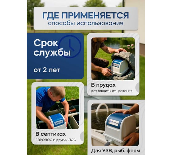 Компрессор для септика и пруда DRAUFLOS DFC-250