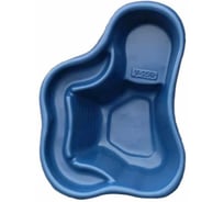 Декоративный садовый пруд прочный 150 л, 120x90x40 см, синий GLQ ДжиЭлКью синий