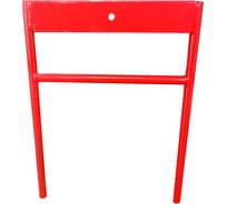 Декроттуар для очистки обуви от грязи ООО СЗЦМ 330 мм, красный цвет  00-00007609