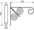 Кронштейн для кашпо DOMART мод.8 30 см, хром 4660046001681 2