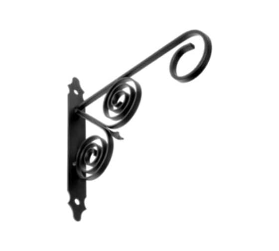 Кронштейн для кашпо DOMART мод.9 30 см, бронза антик 4660046001711 1