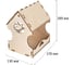 Кормушка для птиц сборная модель ОФИСМАГ Рябинка 20х17х13 см, фанера, BAMBOX, 666180 10