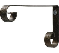 Кованый кронштейн для кашпо Сималенд 22 см, металл, бронза 6256865