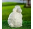 Садовая фигура Сималенд Зайчик стоит бело-серая, 15x10x18 см 6946129 5