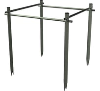 Ограждение GRILLUX Unit зеленое, 800x800 мм ВЗР2528-01