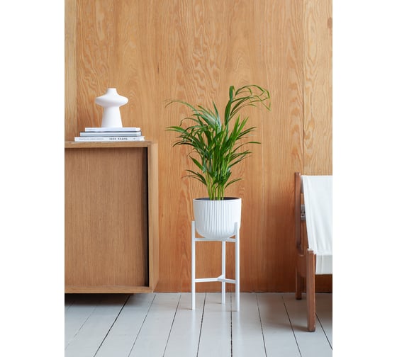 Подставка для цветов GreenWeen Trinity 40 белая GW-T40W