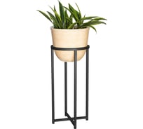 Подставка для цветов GreenWeen Grace 60 черная, d=27см GW-G60B