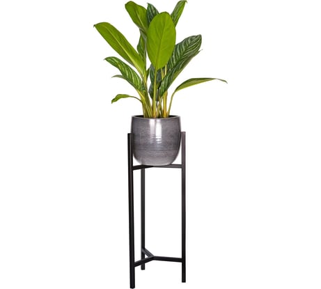 Подставка для кашпо GreenWeen Trinity 60 черная GW-T60B