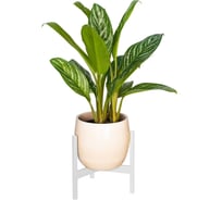 Подставка для цветов GreenWeen Trinity 25 белая GW-T25W