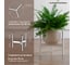 Подставка для цветов GreenWeen Trinity 25 белая GW-T25W 8