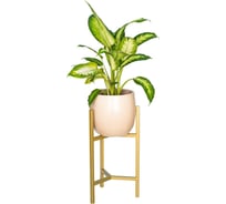 Подставка для цветов GreenWeen Trinity 40 золотая GW-T40G