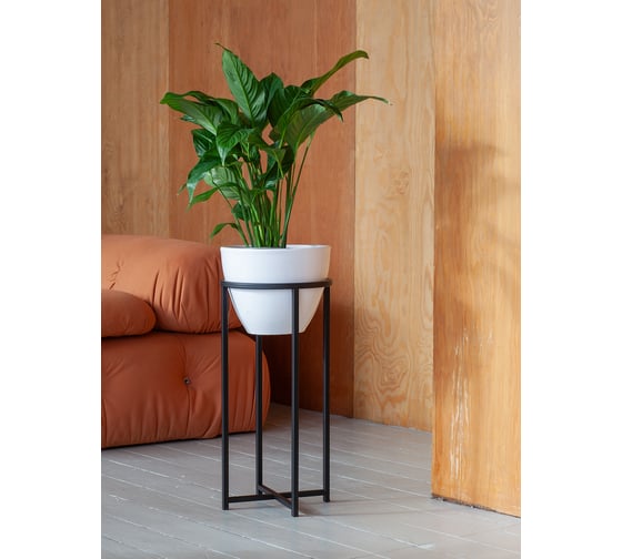 Подставка для цветов GreenWeen Grace 60-34 черная, d=32 см GW-G60-34B