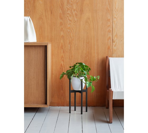 Подставка для цветов GreenWeen Oxalis 40 черная GW-O40B
