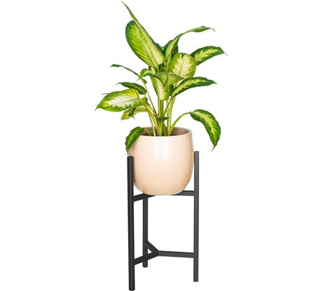 Подставка для цветов GreenWeen Trinity 40 черная GW-T40B