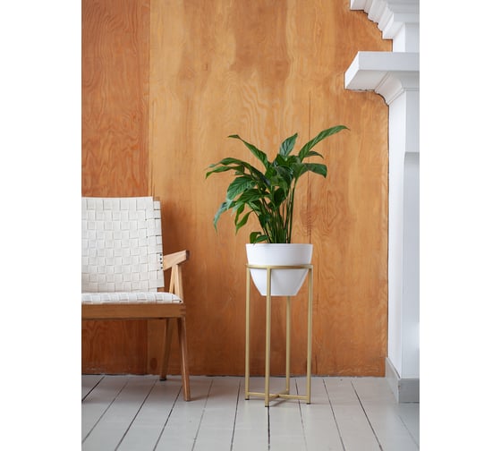Подставка для цветов GreenWeen Grace 60-34 золотая, d=32 см GW-G60-34G