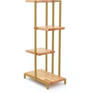 Стеллаж-подставка под кашпо GreenWeen Loft 5 золотая GW-L5-80G
