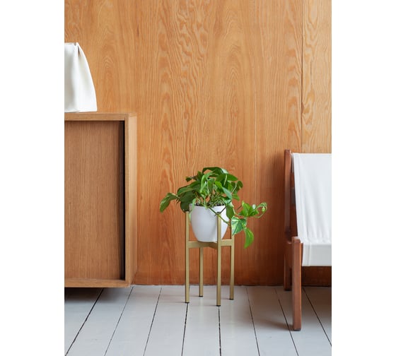 Подставка для цветов GreenWeen Oxalis 40 золотая GW-O40G