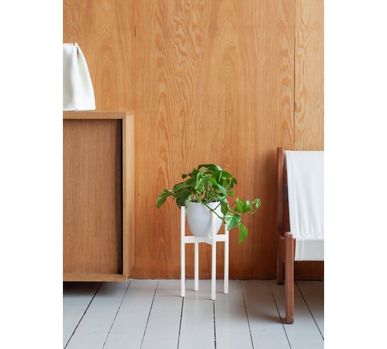 Подставка для цветов GreenWeen Oxalis 40 белая GW-O40W