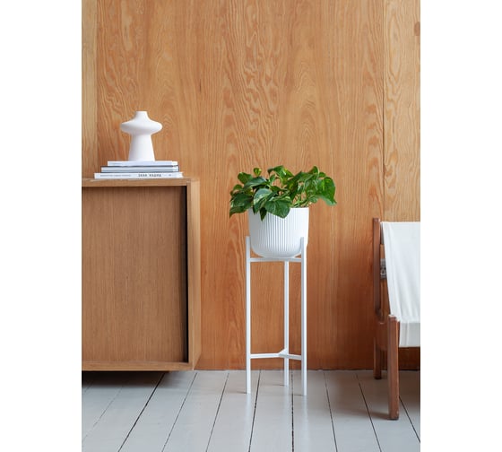 Подставка для цветов GreenWeen Trinity 60 белая GW-T60W