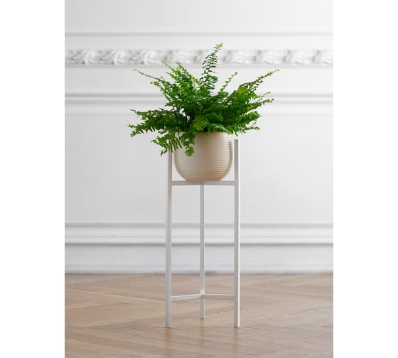 Подставка для цветов GreenWeen Trinity 60 белая GW-T60W