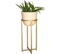 Подставка для цветов GreenWeen Grace 60 золотая, d=27 см GW-G60G